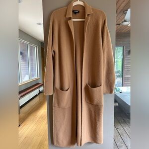 Express camel duster sweater. Express size M  Acrylic. Worn twice!